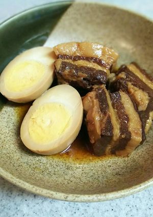 圧力鍋で☆甘酢で美味しい豚の角煮☆-レシピのメイン写真