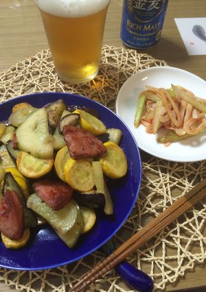 うるおい系の夏野菜炒め-レシピのメイン写真