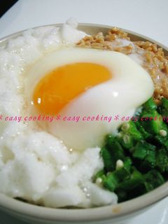 早うま♪しゃくしゃくねばとろ丼-レシピのメイン写真