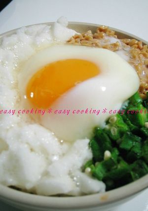 早うま♪しゃくしゃくねばとろ丼-レシピのメイン写真