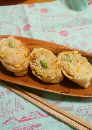 ココナッツ香る～いなり風あげ巻き-レシピのメイン写真