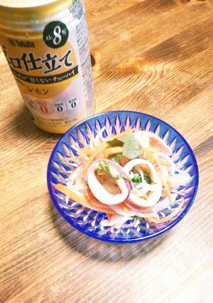 糖質オフ！ イカの塩こうじマリネ-レシピのメイン写真