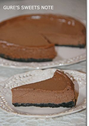 スイートチョコのチーズケーキ-レシピのメイン写真
