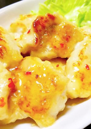 柔らか鶏むね肉のマヨ☆スイートチリソース-レシピのメイン写真