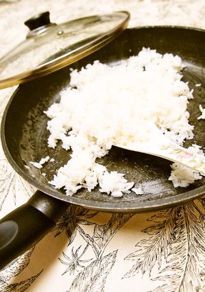 フライパンでご飯を炊く方法-レシピのメイン写真