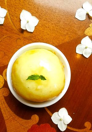 桃のドームケーキ-レシピのメイン写真