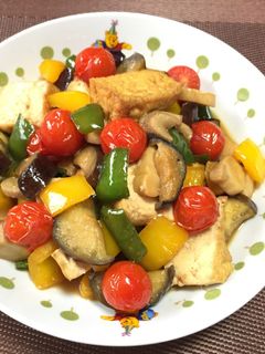 簡単!夏野菜たっぷり炒め-レシピのメイン写真
