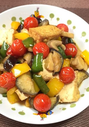 簡単!夏野菜たっぷり炒め-レシピのメイン写真
