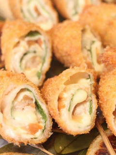 豚巻き梅しそチーズ揚げ-レシピのメイン写真