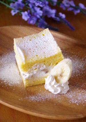 HMとレンジで簡単☆時短のバナナケーキ-レシピのメイン写真