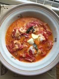 トマトの水分だけで作る・焼きトマトスープ-レシピのメイン写真