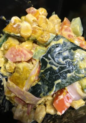 カボチャと色々お野菜のサラダ☆-レシピのメイン写真