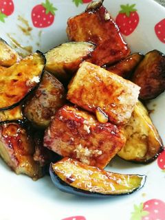ナスと厚揚げの照り焼き☆-レシピのメイン写真