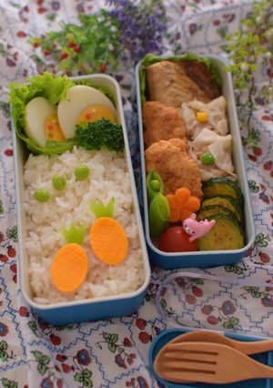 【キャラ弁】パイナップル弁当-レシピのメイン写真