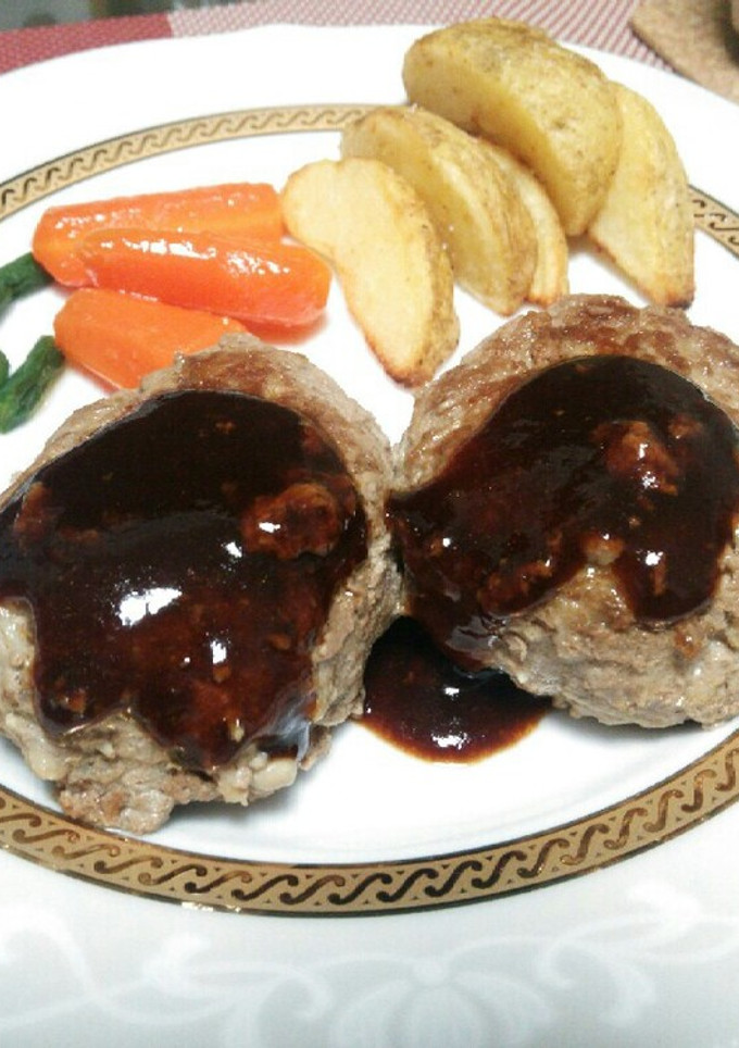簡単！えのきハンバーグ♥-レシピのメイン写真