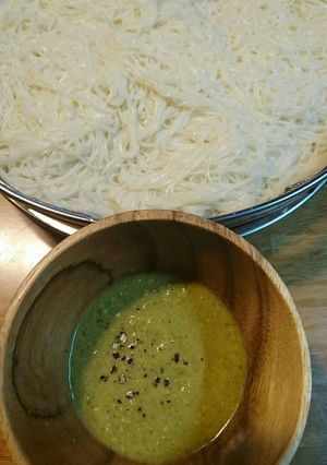 バジルソースつけめん。(^w^)♪-レシピのメイン写真