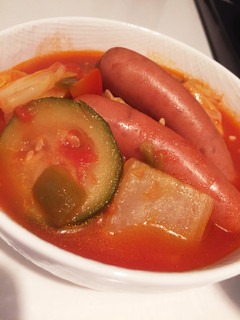 余った野菜で簡単トマトスープ!-レシピのメイン写真