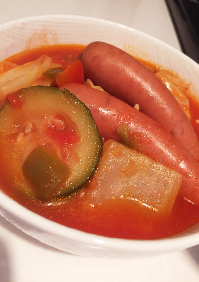 余った野菜で簡単トマトスープ！-レシピのメイン写真
