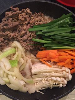 材料これだけ!すき焼き風味-レシピのメイン写真