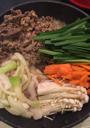 材料これだけ！すき焼き風味-レシピのメイン写真