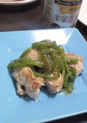 鶏肉とピーマンのソテー-レシピのメイン写真