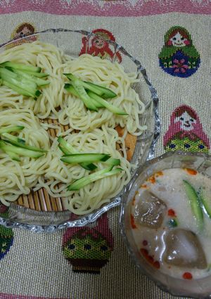 焼きそば麺でお手軽冷やし担々麺☆-レシピのメイン写真