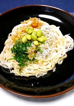 簡単！生姜おろし冷やしそうめん(生醤油)-レシピのメイン写真