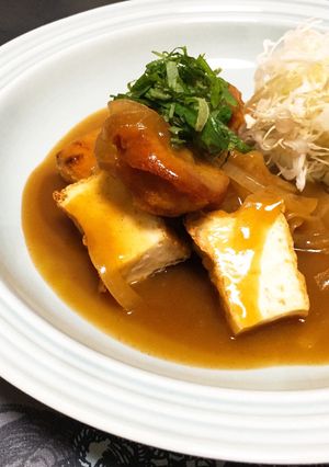 からあげ&厚揚げのごはん進むカレーソース-レシピのメイン写真