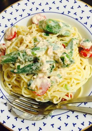 ツナと夏野菜で冷製パスタ-レシピのメイン写真