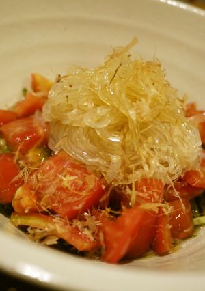 ダイエットに！野菜たっぷり☆めかぶ春雨-レシピのメイン写真