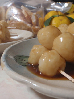 残りご飯 もんでつぶして みたらし団子!-レシピのメイン写真