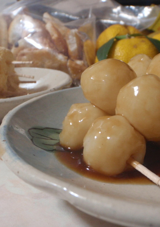 残りご飯　もんでつぶして　みたらし団子！-レシピのメイン写真