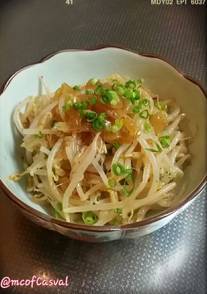 中華クラゲとモヤシのキムチ和え-レシピのメイン写真