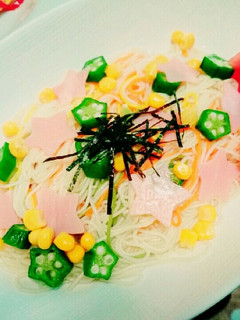 #七夕彩葉素麺-レシピのメイン写真