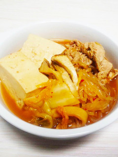 身体温まる☆キムチとたっぷり生姜の肉豆腐-レシピのメイン写真