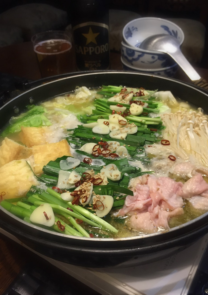 鶏皮でもつ鍋♬もつ鍋と水炊きのWの美味さ-レシピのメイン写真