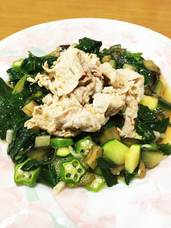 夏野菜のネバネバ冷しゃぶ-レシピのメイン写真