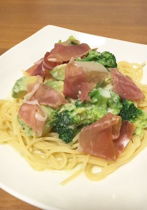 絶品！アボカドと生ハムのクリームパスタ-レシピのメイン写真