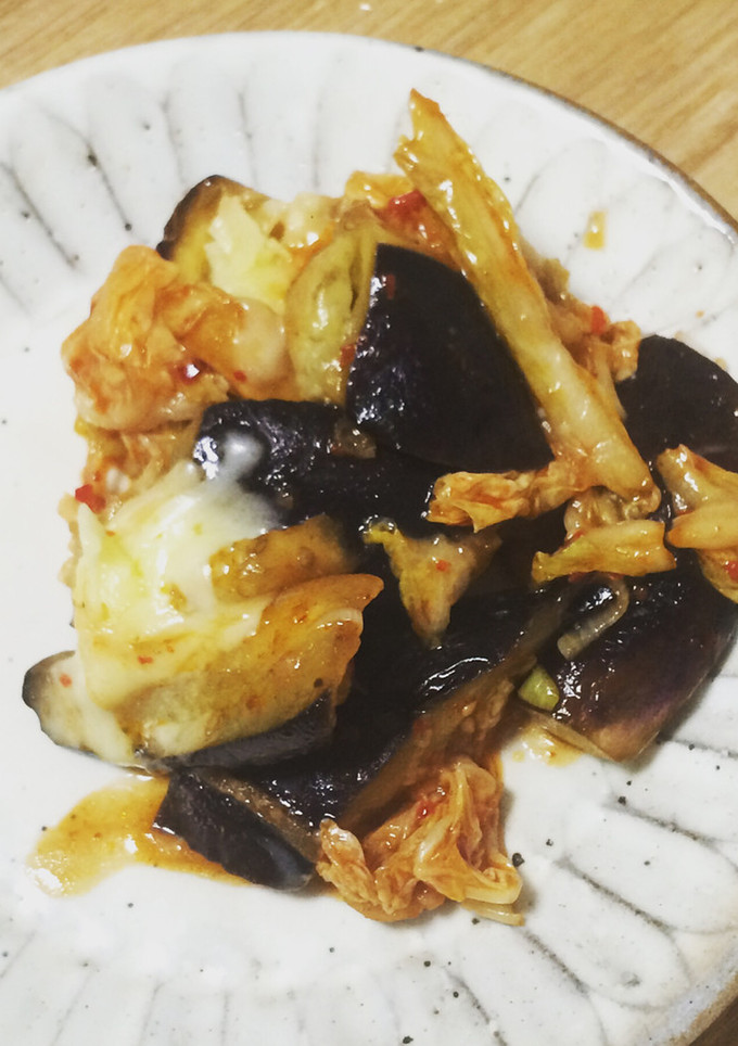 なすとエリンギのキムチチーズ焼き-レシピのメイン写真