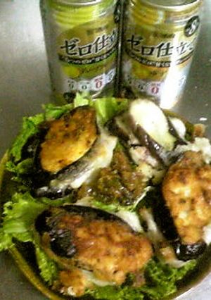 なすのメンチカツはさみ揚げ-レシピのメイン写真
