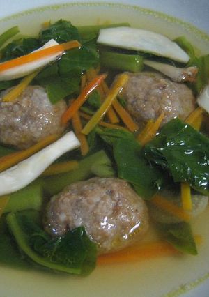 健康野菜つるむらさきのスープ-レシピのメイン写真