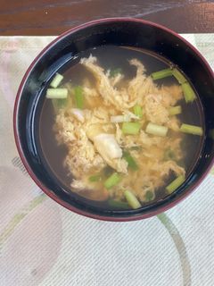 *簡単細ネギのかきたま汁-レシピのメイン写真
