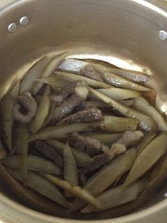 ◉簡単牛肉とごぼうのしぐれ煮-レシピのメイン写真