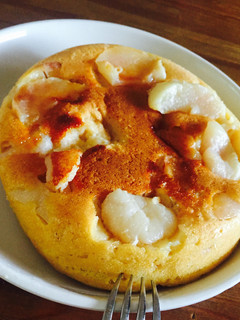 簡単桃ケーキ-レシピのメイン写真