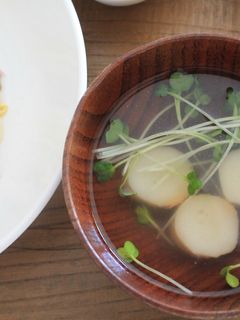 一番出汁で*お麩のお吸い物-レシピのメイン写真