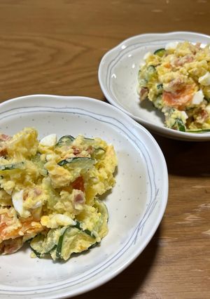 人参きゅうりポテトサラダ-レシピのメイン写真