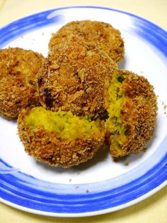 簡単!かぼちゃ枝豆コロッケ-レシピのメイン写真