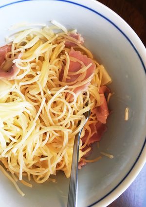 子供ランチや付合せに！簡単マヨ醤油パスタ-レシピのメイン写真