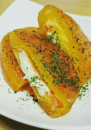 ♡ｱﾚﾝｼﾞ♪かぼちゃ団子チーズ♡-レシピのメイン写真