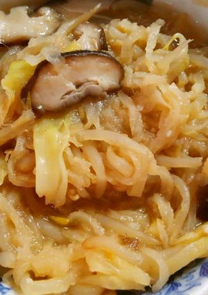 常備菜もやしと切り干し大根 ネギの中華煮-レシピのメイン写真